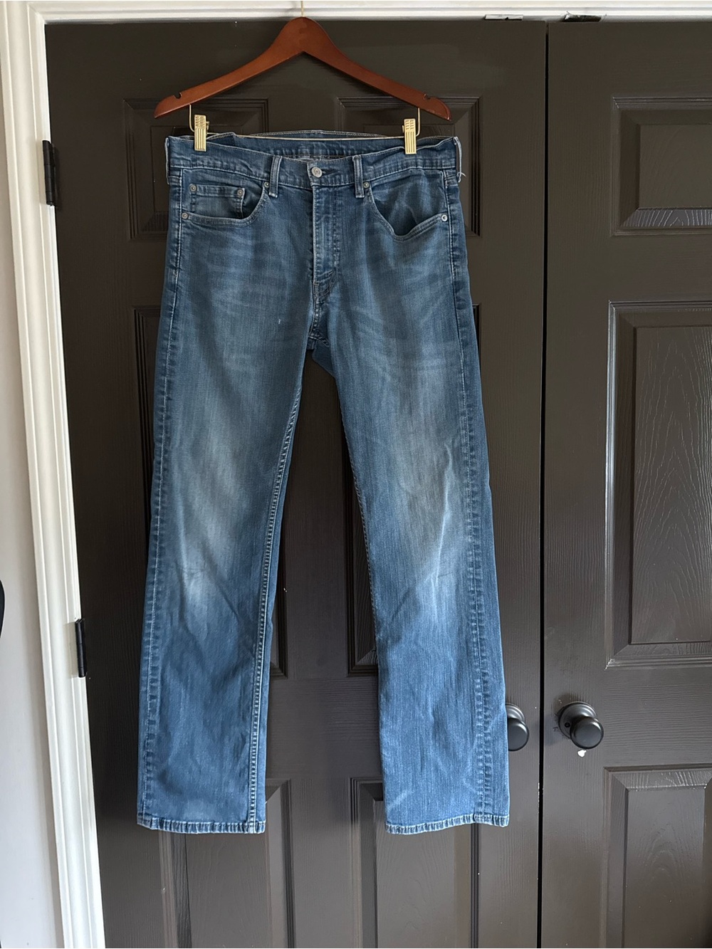 Levi's Men’s Medium Blue Straight-Leg Jeans